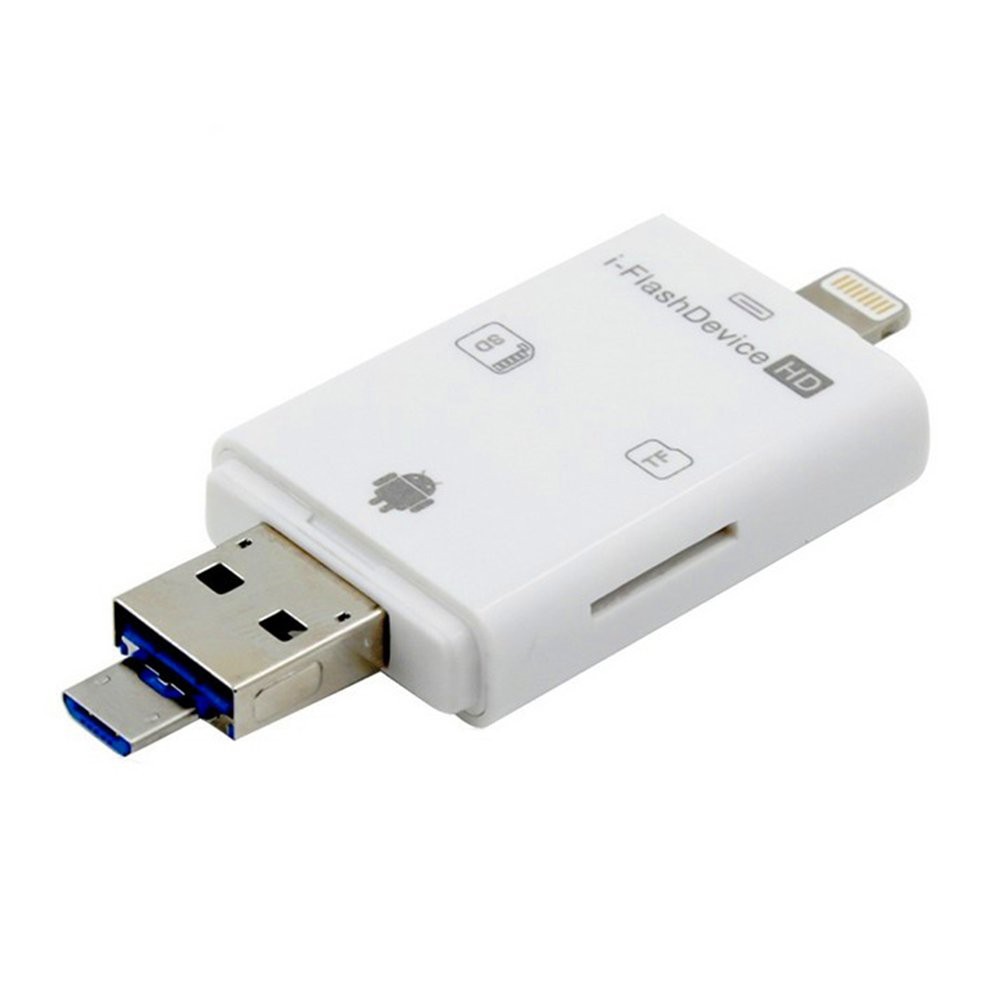 ĐẦU ĐỌC THẺ OTG SD-MICRO SD DÀNH CHO IPHONE ANDROID PC