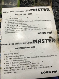 Bo Khuếch Đại MASTER PRO -8282 15Vdc