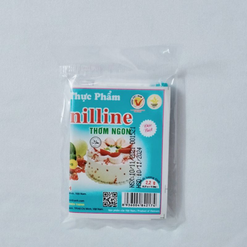 Combo 2 vĩ bột thơm Vanilline 10 ống 0,22g