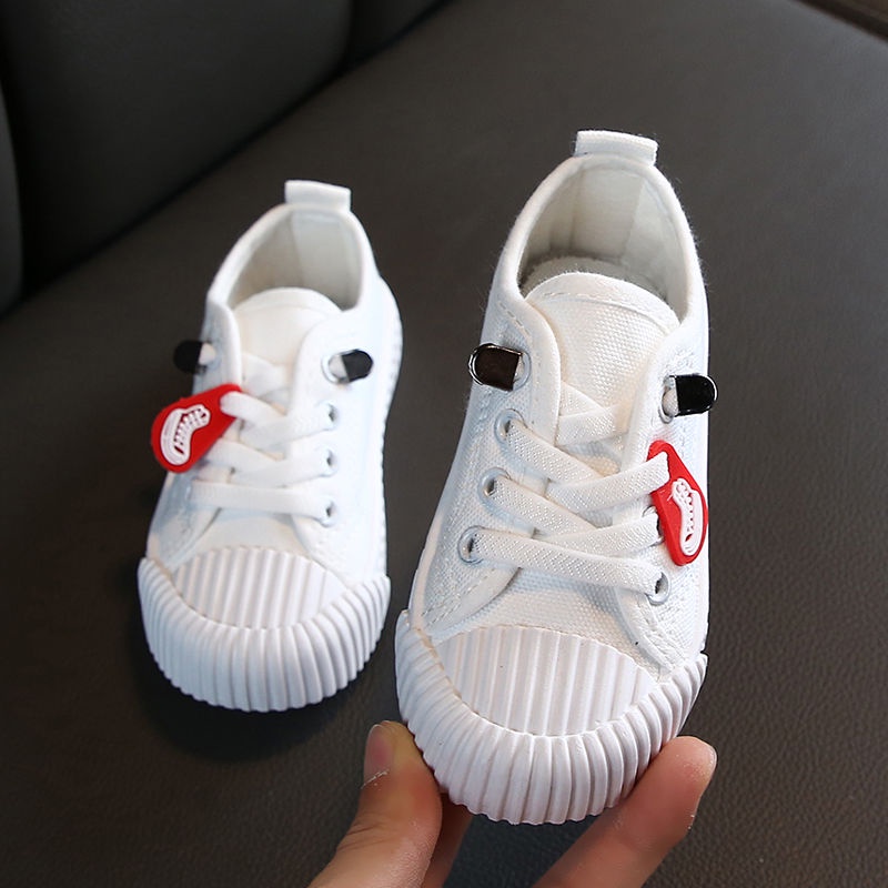 Giày Vải Canvas Đế Mềm Chống Trượt Thời Trang Xuân Thu Cho Bé