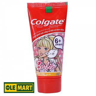 Kem đánh răng trẻ em Colgate Barbie (80g)