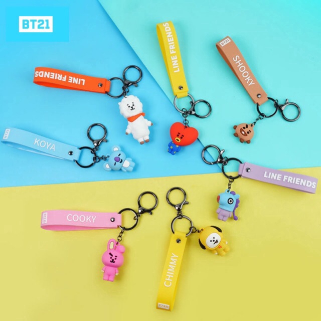 A165 buy 2 free 1 ❤️ PUNIQ SPACE on hand 100% official BT21 BTS original authentic BT21 OFFICIAL Keyring BTS KEY RING KEY CHAIN keychain Móc Chìa Khóa Bts Chính Hãng Mua 2 Tặng 1 Ha2