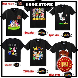 (HOT) BST áo thun Hero Team V2 - Mini World mẫu mới đẹp kèm bịt mặt siêu ngầu bán chạy nhất tại DUSTY SHOP