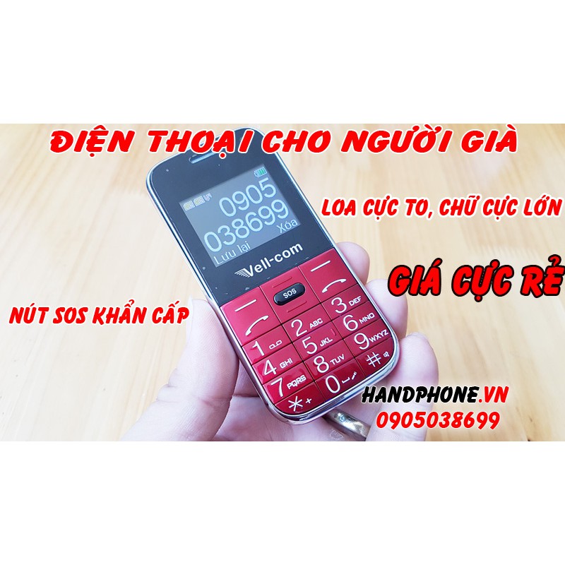 Điện thoại dành cho người già Vell-com Ultra - Clear kho | BigBuy360 - bigbuy360.vn