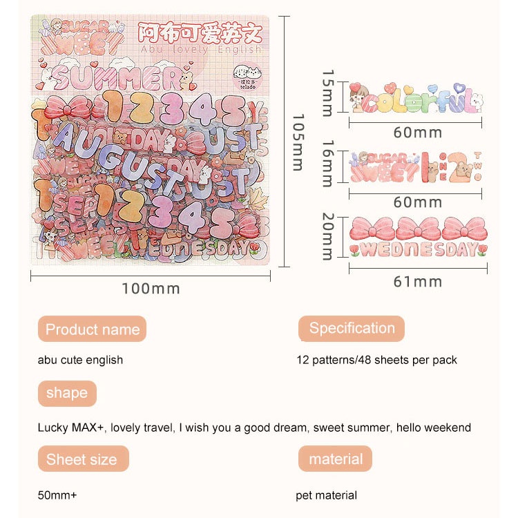Miếng Dán Trang Trí Họa Tiết Hoạt Hình Dễ Thương Dành Cho Bé