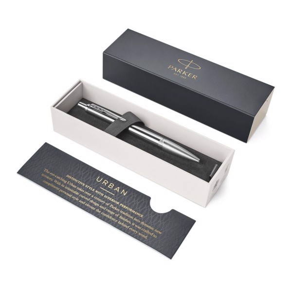 [Chính Hãng] Bút bi cao cấp Parker Urban PRM Đ-Silvered CT TB4-1975467 (Hàng Nhập Khẩu)