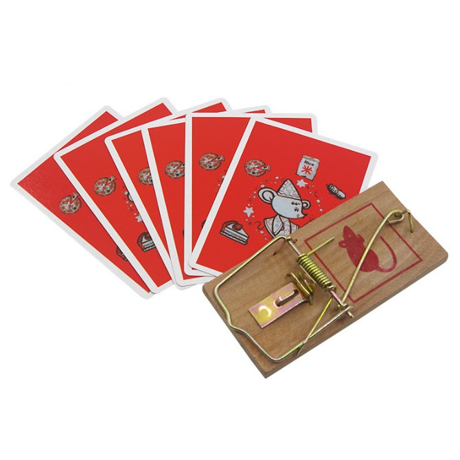Ảo thuật bài bẫy chuột tiên tri hàng cao cấp bẫy gỗ sang trọng