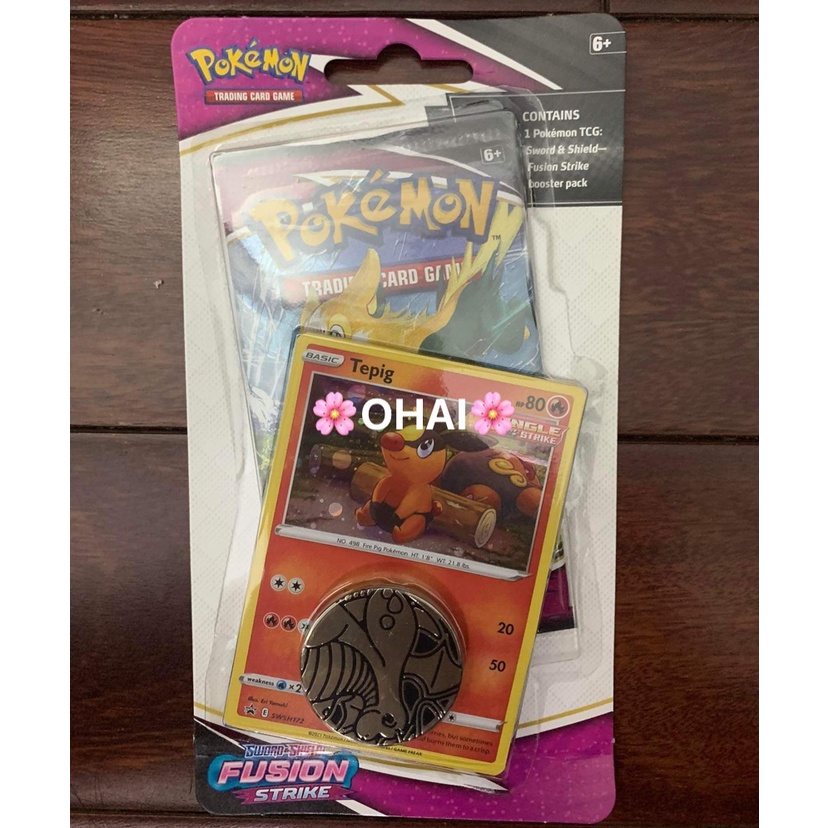 Blister 1 Pack Fusion Strike Kèm 1 Thẻ Promo Chính Hãng Pokemon