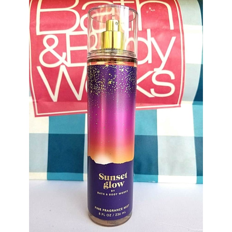 Xịt thơm body mist Bath & Body Works Sunset Glow