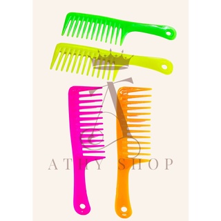 LƯỢC NHỰA RĂNG THƯA MÀU TRƠN CAO CẤP, lược chải tóc loại lớn, lượt tạo kiểu mẫu tóc chuyên nghiệp, lược gia đình