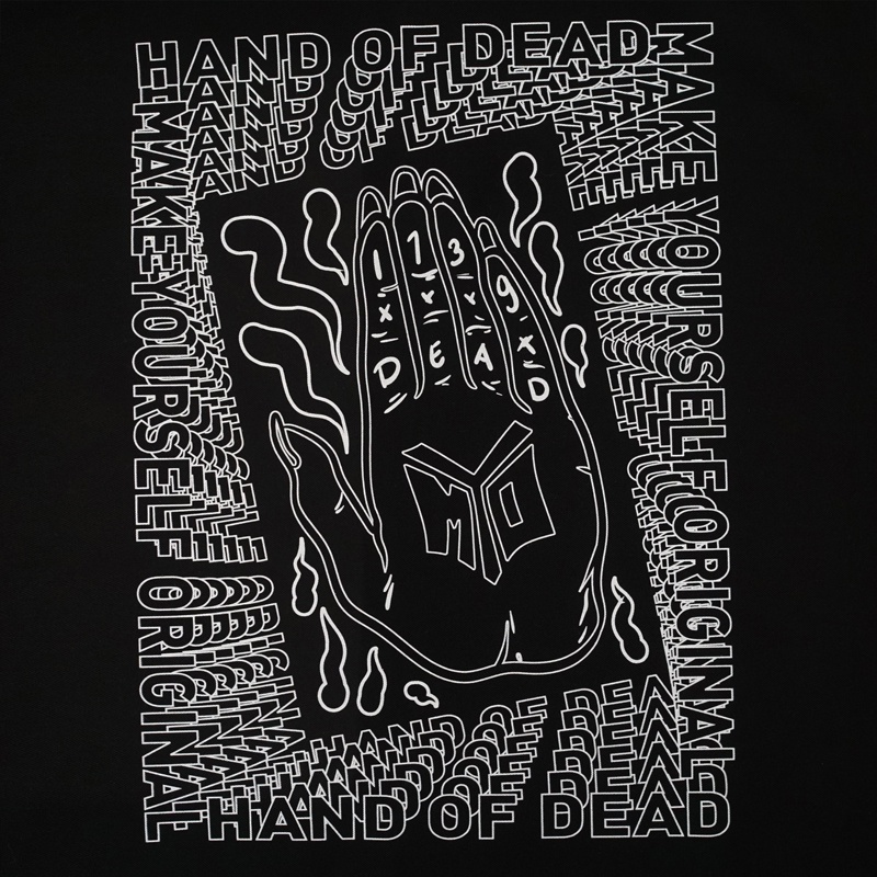 Áo Polo Nam Có Cổ MYO Vải Cotton In Hình Hand Of Dead