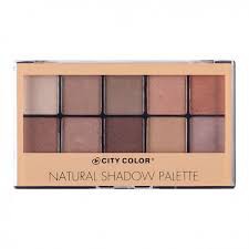 BẢNG PHẤN MẮT 10 Ô CITY COLOR NATURAL SHADOW PALETTE