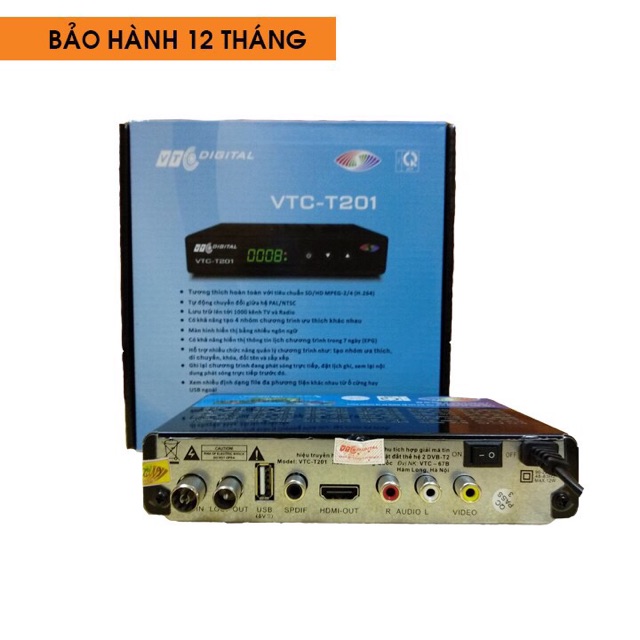 Bộ đầu kĩthuậtsố VTC 201 - đầu kĩthuậtsố HD VTC 201.