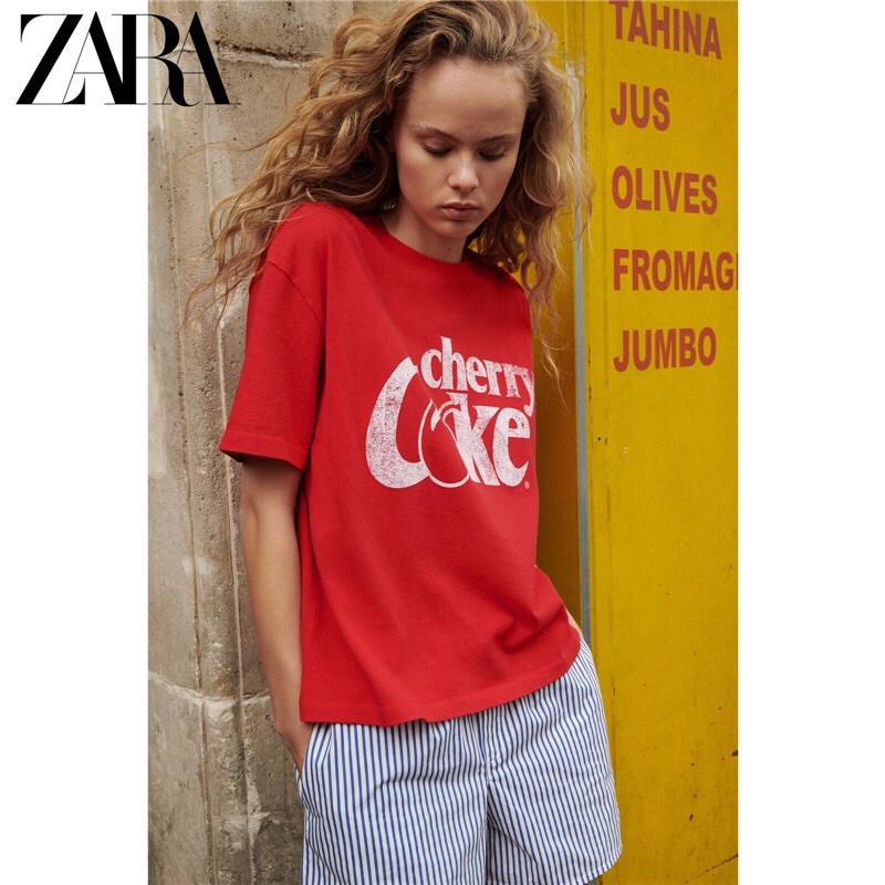 ÁO THUN ZARA IN HÌNH HÀNG XUẤT