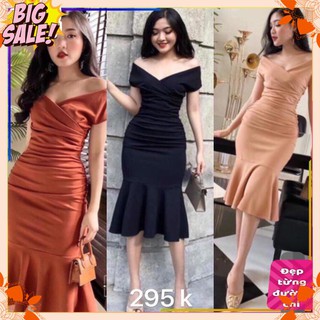 [HÀNG CAO CẤP] Đầm body nhúng sườn đuôi cá siêu hot