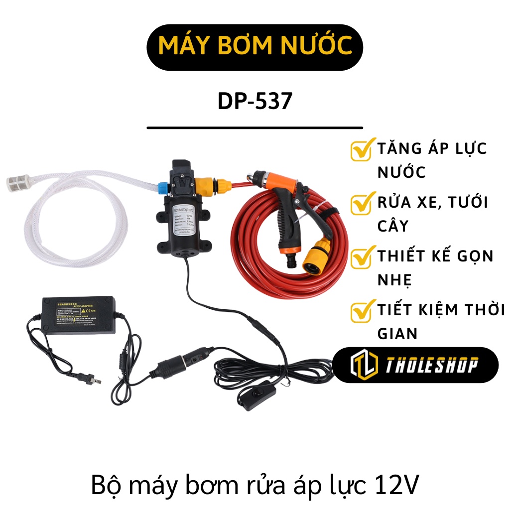 Máy Bơm Nước - Bộ Máy Rửa Xe Áp Lực Cao, Tăng Áp Phun Sương Tiết Kiệm Chi Phí  3418