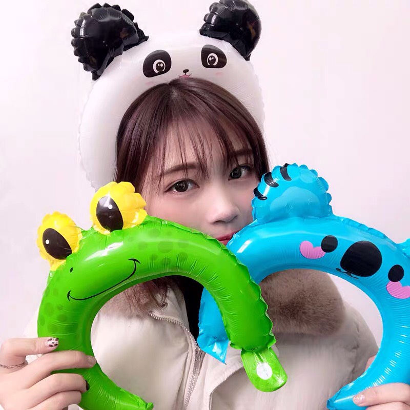 Bóng bay hình băng đô Mon Party bóng bay hình cái bờm trang trí tiệc