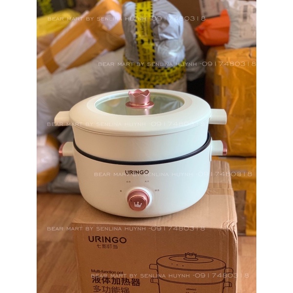 SẴN-NỒI LẨU NƯỚNG URINGO KÈM XỬNG HẤP