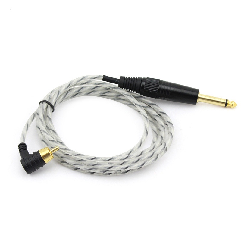Dây Cáp RCA 90 Độ Mềm Mại Cho Máy Xăm