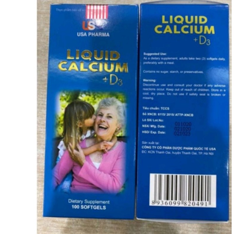 LIQUID CALCIUM NANO - BỔ SUNG Canxi LIQUID giúp phòng chống còi xương, tăng cường phát triển hệ xương