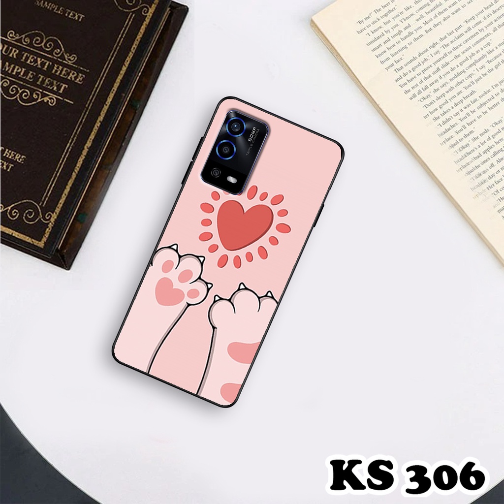 Ốp lưng Oppo A55 - Oppo A55 5G - Oppo A55s - Ốp in hình LoveCat - Chất liệu TPU siêu bền
