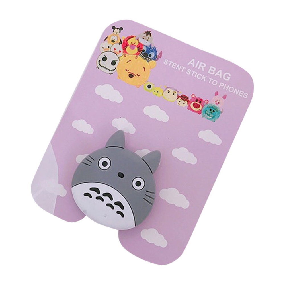 Giá Đỡ Điện Thoại Dạng Nhẫn Đeo Ngón Tay Họa Tiết Hoạt Hình Dễ Thương