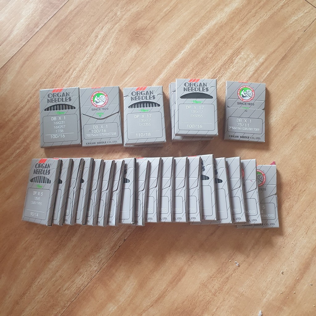 Kim máy may công nghiệp DPx1 và DPx5 vỉ 10 cây