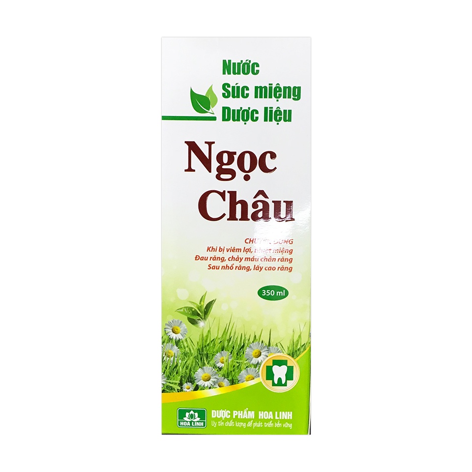 Nước súc miệng dược liệu Ngọc Châu 350ml