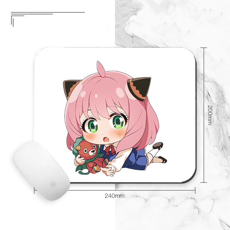 Miếng lót chuột SPY x Family ver nằm gia đình điệp viên anime chibi dễ thương xin xắn tiện lợi xinh xắn