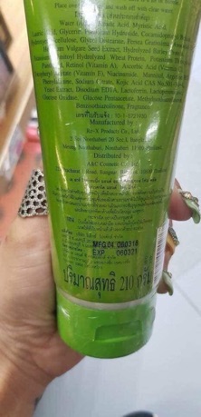 Sữa rửa mặt trắng da kiềm dầu thái lan