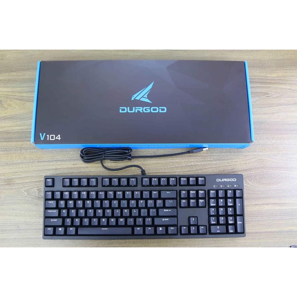 Bàn phím Durgod V104/V87/V87SRGB Cherry Witch Chính Hãng