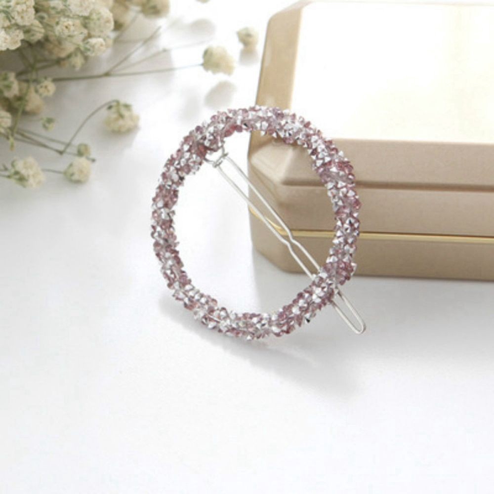 Kẹp tóc hình tam giác ngôi sao đa dạng đính kim cương giả lấp lánh thời trang cho nữ