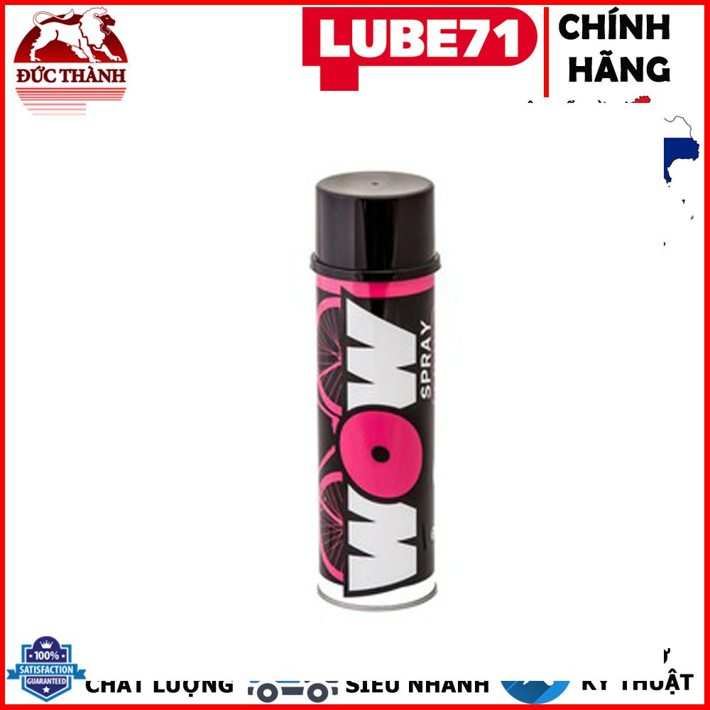 Chai xịt vệ sinh sên cực mạnh LUBE71 WOW Spray 600ml ducthanhauto