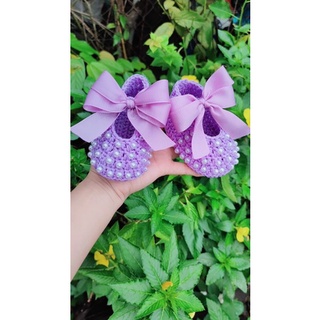 Giày Sandal nơ hạt ngọc/Giày nơ hạt ngọc[BÉ GÁI]