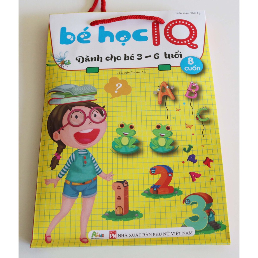 Sách -Bé Học IQ - Phát Triển Trí Tuệ Cho Bé (Bộ Túi 8 Cuốn )