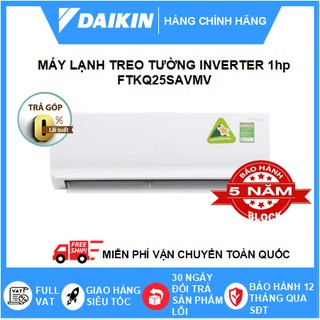 Máy lạnh/Điều hòa Daikin FTKQ25SAVMV/RKQ25SAVMV 9000BTU