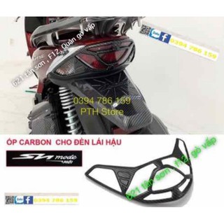 ốp đèn hậu SH mode 2020 mạ crom/carbon