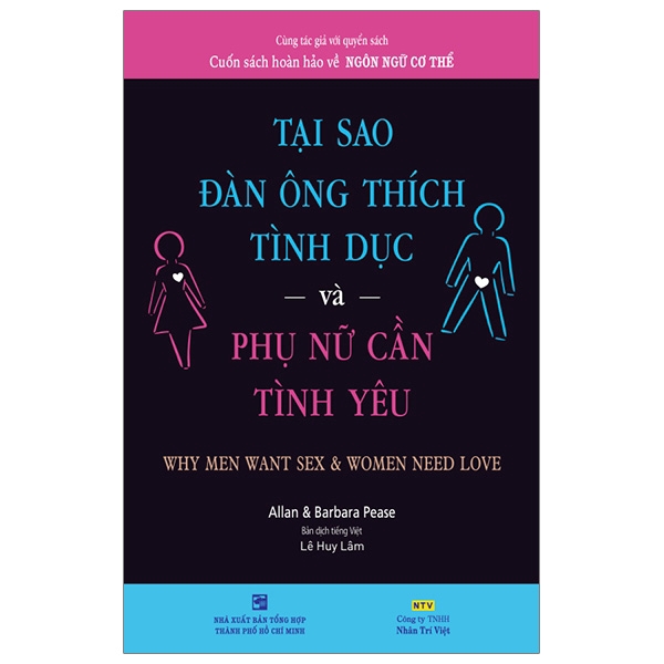 Sách - Tại Sao Đàn Ông Thích Tình Dục Và Phụ Nữ Cần Tình Yêu (Tái Bản 2019)