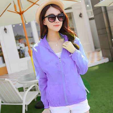 Áo Khoác Có Mũ Trùm Đầu Chống Tia UV Chống Nước Cho Nữ