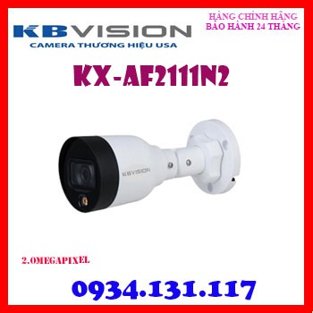 Camera IP 2MP Full Color Kbvision KX-AF2111N2