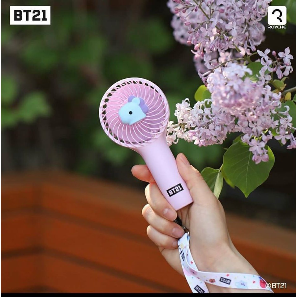 Handy fan mini BT21- Quạt cầm tay mini BT21