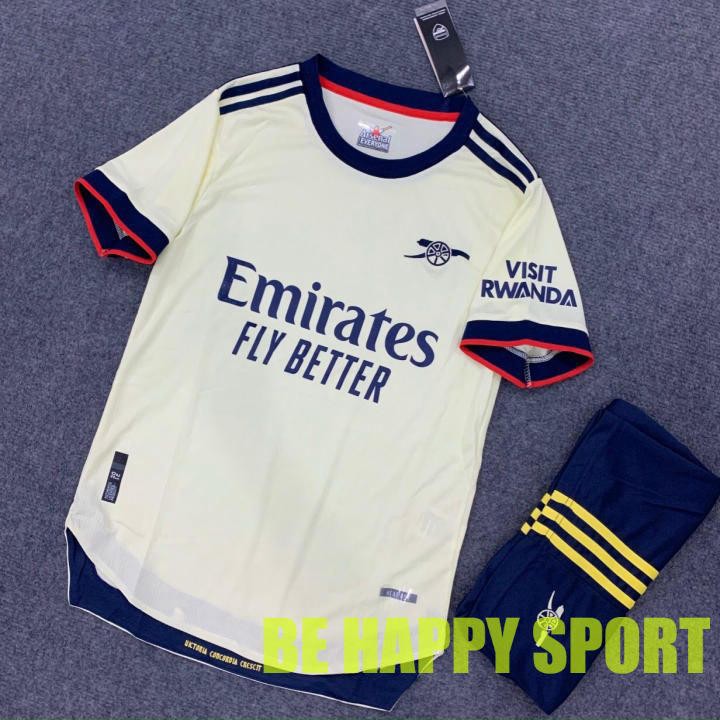 🏆 Bộ Đồ Đá Banh Arsenal Vàng Lơ Vải Thái Không Thể Đẹp Hơn - Đồ Thể Thao Nam PP Bởi Be Happy Sport