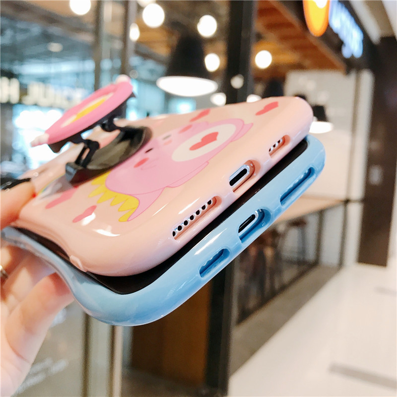 Ốp điện thoại mềm có chân đế hình khủng long cho iPhone 11 11 Pro max SE2020 7 plus 8 plus 6 plus XR xs XS MAX | BigBuy360 - bigbuy360.vn