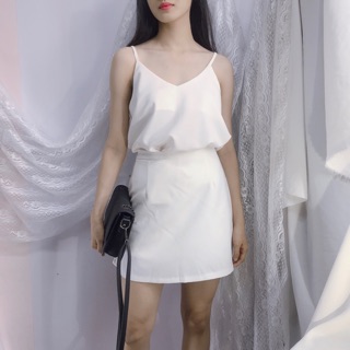 ÁO HAI DÂY CỔ TIM
