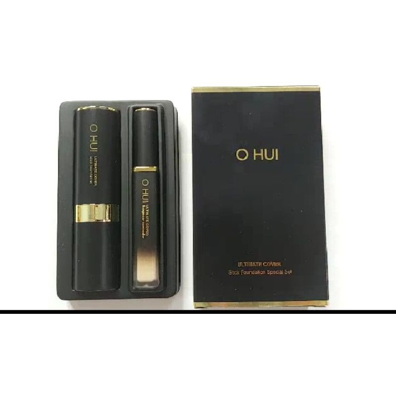 [DATE 2024] Set Kem nền OHUI tặng kèm Che khuyết điểm Ohui ultimate cover long wear Concealer