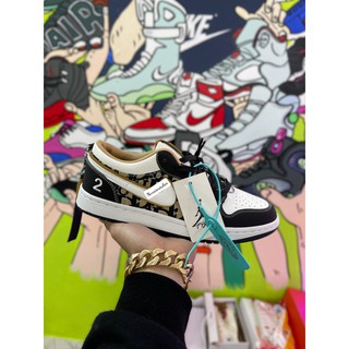 (Full Box) Giày N.j.k.e SB Nâu Trắng Đen