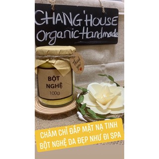 Tinh Bột Nghệ Nguyên Chất Handmade Đắp Mặt Trắng Da (100g)