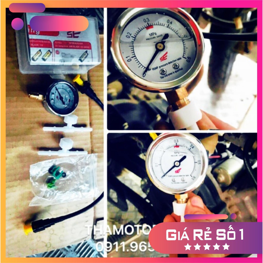 Sửa Xe Máy.Đồng Hồ Đo Áp Xuất Bơm Xăng FI