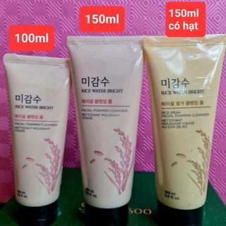 [Date2026]Sữa Rửa Mặt Làm sáng Da THEFACESHOP RICE WATER BRIGHT CLEANSING FOAM