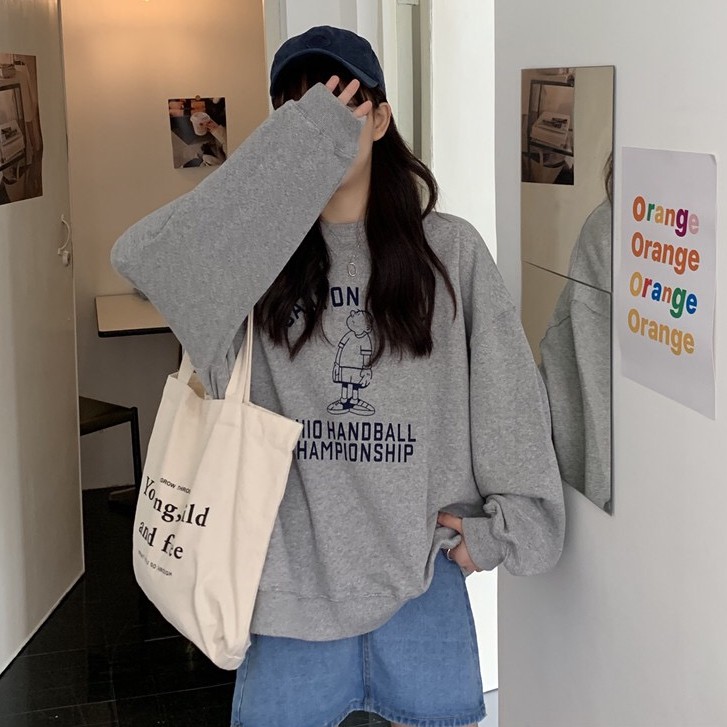Áo Khoác Hoodie Nữ Form Rộng Quảng Châu - Hàng Loại 1